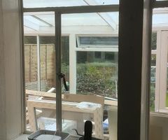 Old metal frame window to replace