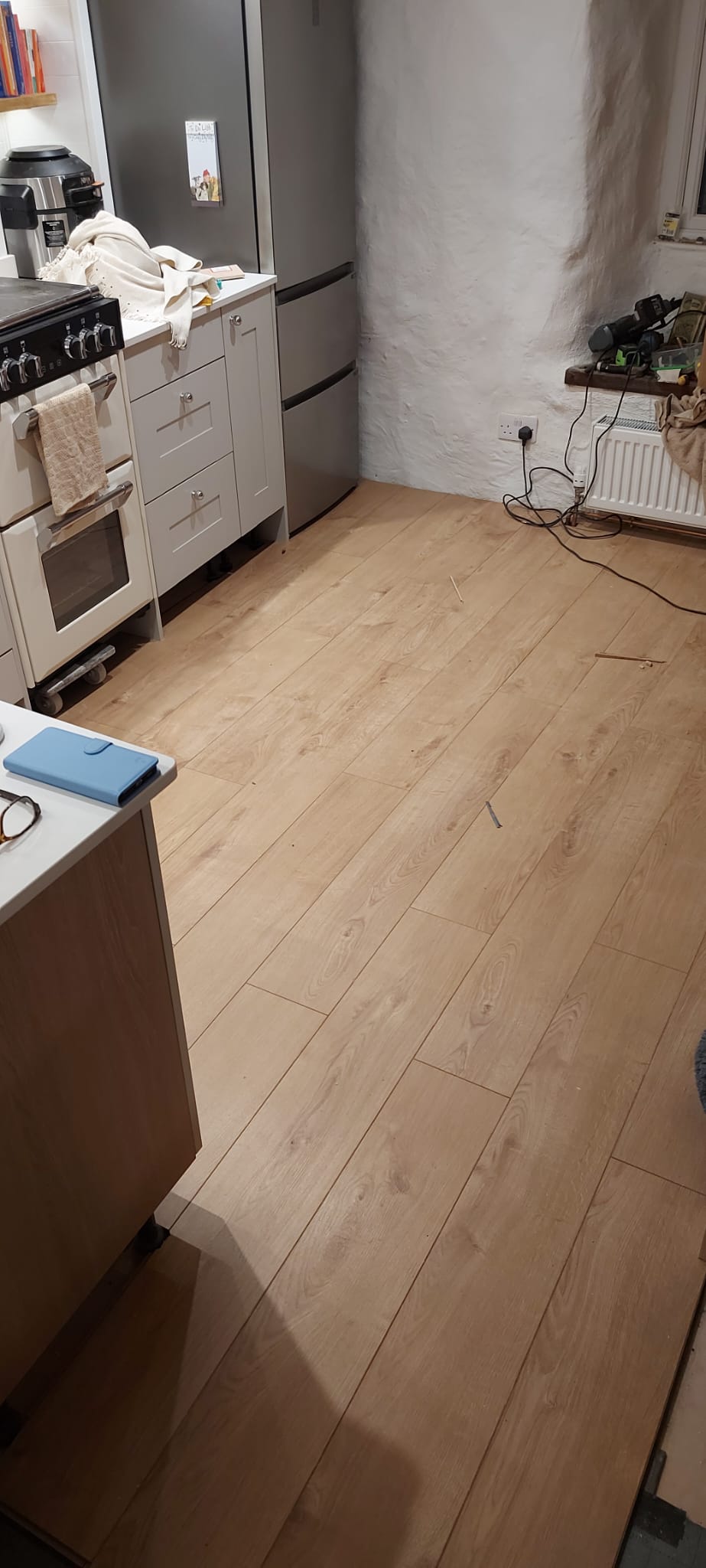 New Kitchen Floor Installed